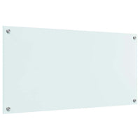 Rivestimento da Cucina Bianco 100 x 50 x 0.8 cm vetro temperato 42018018