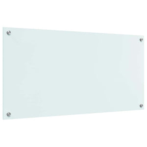 Rivestimento da Cucina Bianco 100 x 50 x 0.8 cm vetro temperato 42018018