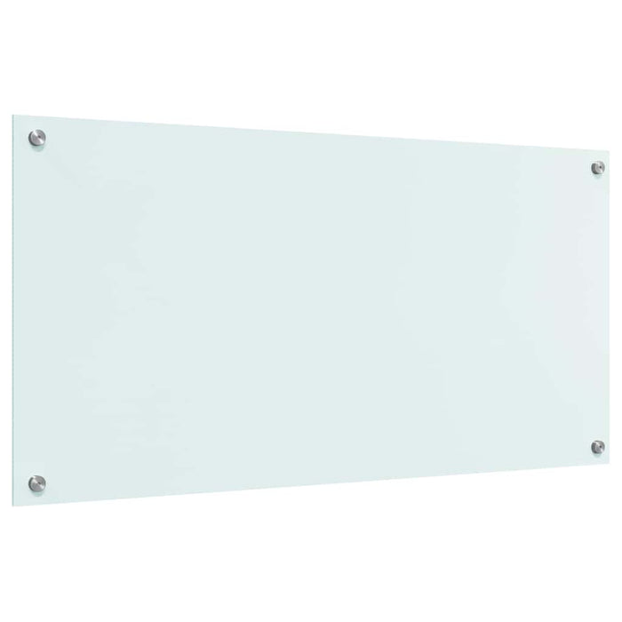 Rivestimento da Cucina Bianco 100 x 50 x 0.8 cm vetro temperato 42018018