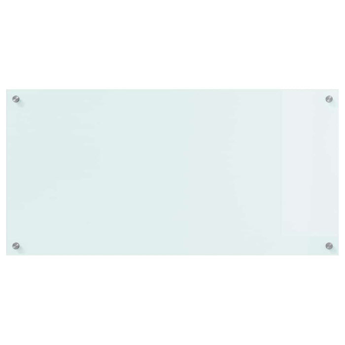 Rivestimento da Cucina Bianco 100 x 50 x 0.8 cm vetro temperato 42018018