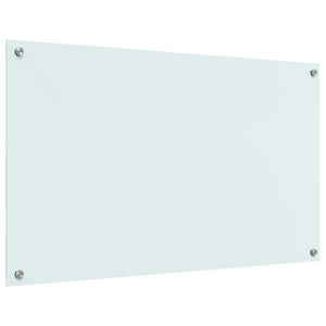 Rivestimento da Cucina-Paraschizzi per Cucina Bianco 100 x 60 cm vetro temperato