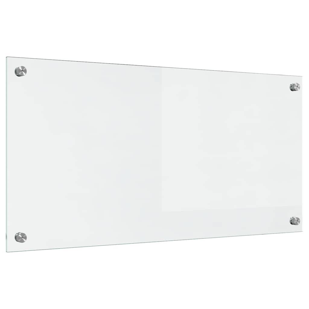 Rivestimento da Cucina-Paraschizzi per Cucina Trasparente 80 x 40 cm vetro temperato