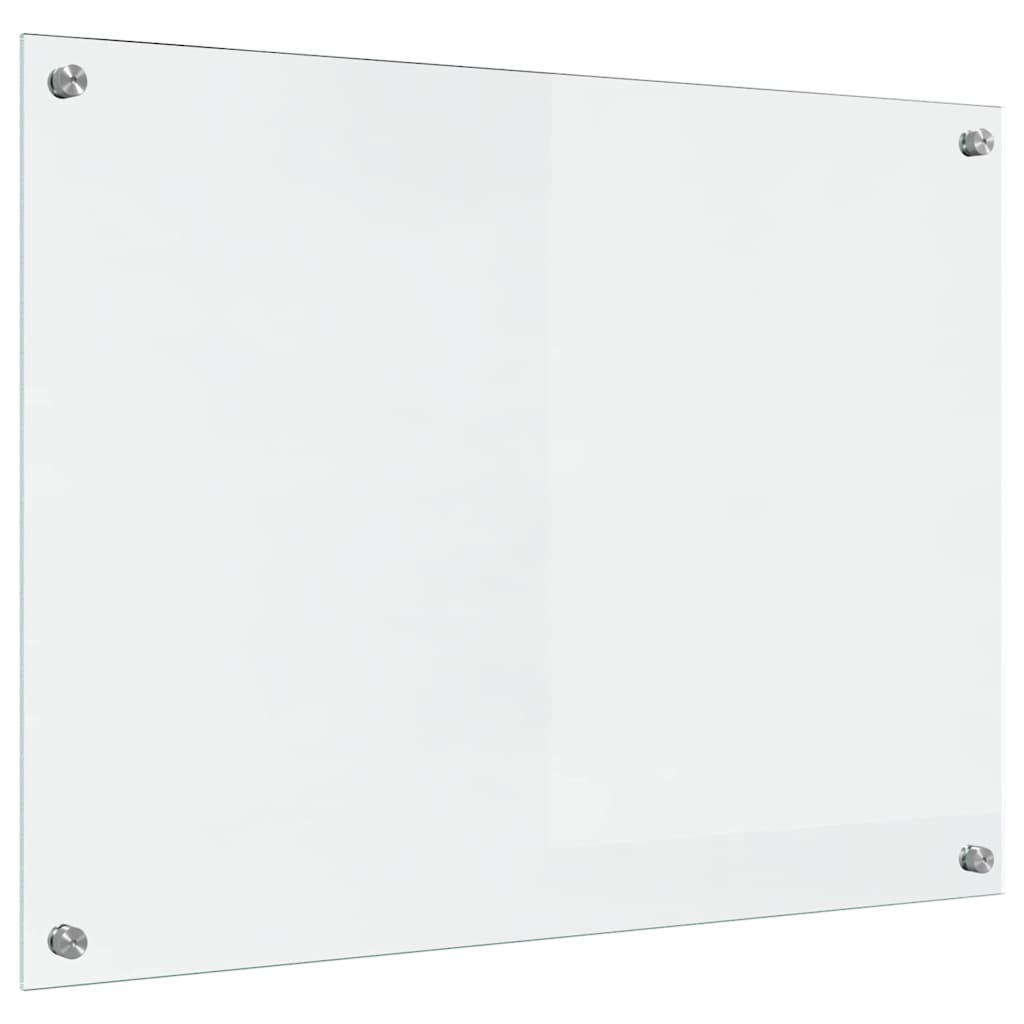 Rivestimento da Cucina-Paraschizzi per Cucina Trasparente 80 x 60 cm vetro temperato