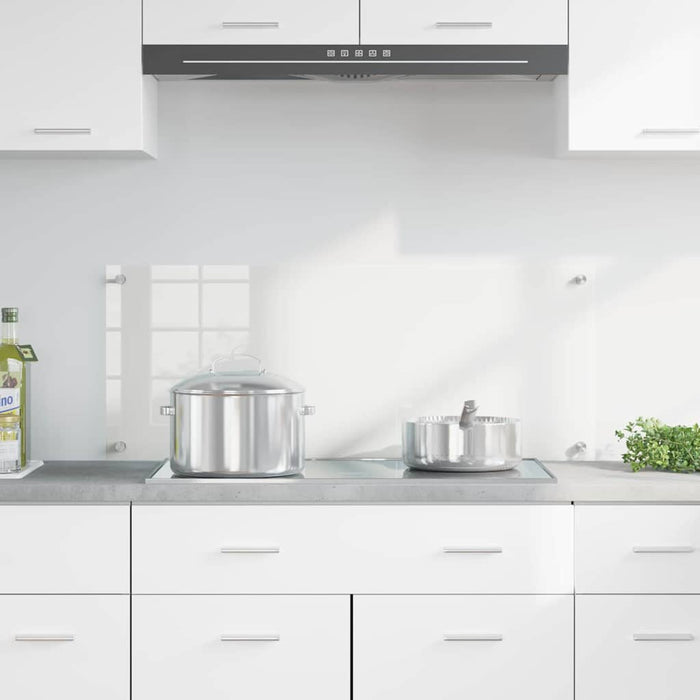 Rivestimento da Cucina-Paraschizzi per Cucina Trasparente 100 x 40 cm vetro temperato