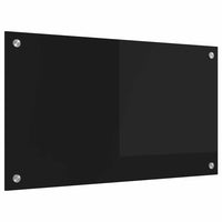Rivestimento da Cucina Nero 70 x 40 x 0.8 cm vetro temperato 42018032
