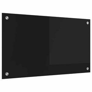 Rivestimento da Cucina Nero 70 x 40 x 0.8 cm vetro temperato 42018032