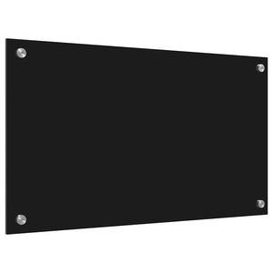 Rivestimento da Cucina-Paraschizzi per Cucina Nero 70 x 40 cm vetro temperato