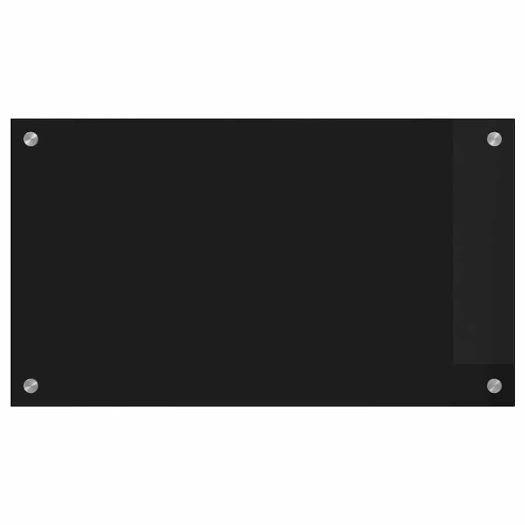 Rivestimento da Cucina Nero 70 x 40 x 0.8 cm vetro temperato 42018032