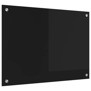 Rivestimento da Cucina Nero 70 x 50 x 0.8 cm vetro temperato 42018033