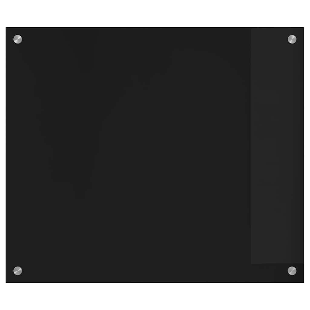 Rivestimento da Cucina Nero 70 x 60 x 0.8 cm vetro temperato 42018034