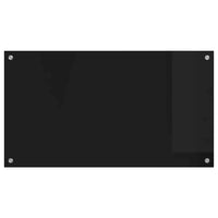 Rivestimento da Cucina Nero 90 x 50 x 0.8 cm vetro temperato 42018039