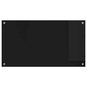 Rivestimento da Cucina Nero 90 x 50 x 0.8 cm vetro temperato 42018039