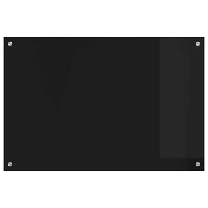 Rivestimento da Cucina Nero 90 x 60 x 0.8 cm vetro temperato 42018040