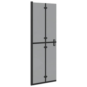 Parete doccia Walk-in Nero e trasparente scuro 70 x 190 cm 42017963