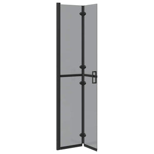 Parete doccia Walk-in Nero e trasparente scuro 70 x 190 cm 42017963