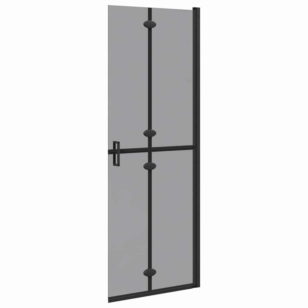 Parete doccia Walk-in Nero e trasparente scuro 70 x 190 cm 42017963