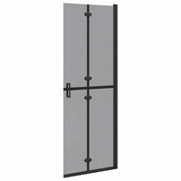 Parete doccia Walk-in Nero e trasparente scuro 70 x 190 cm 42017963