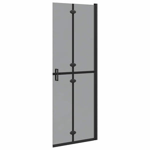 Parete doccia Walk-in Nero e trasparente scuro 70 x 190 cm 42017963