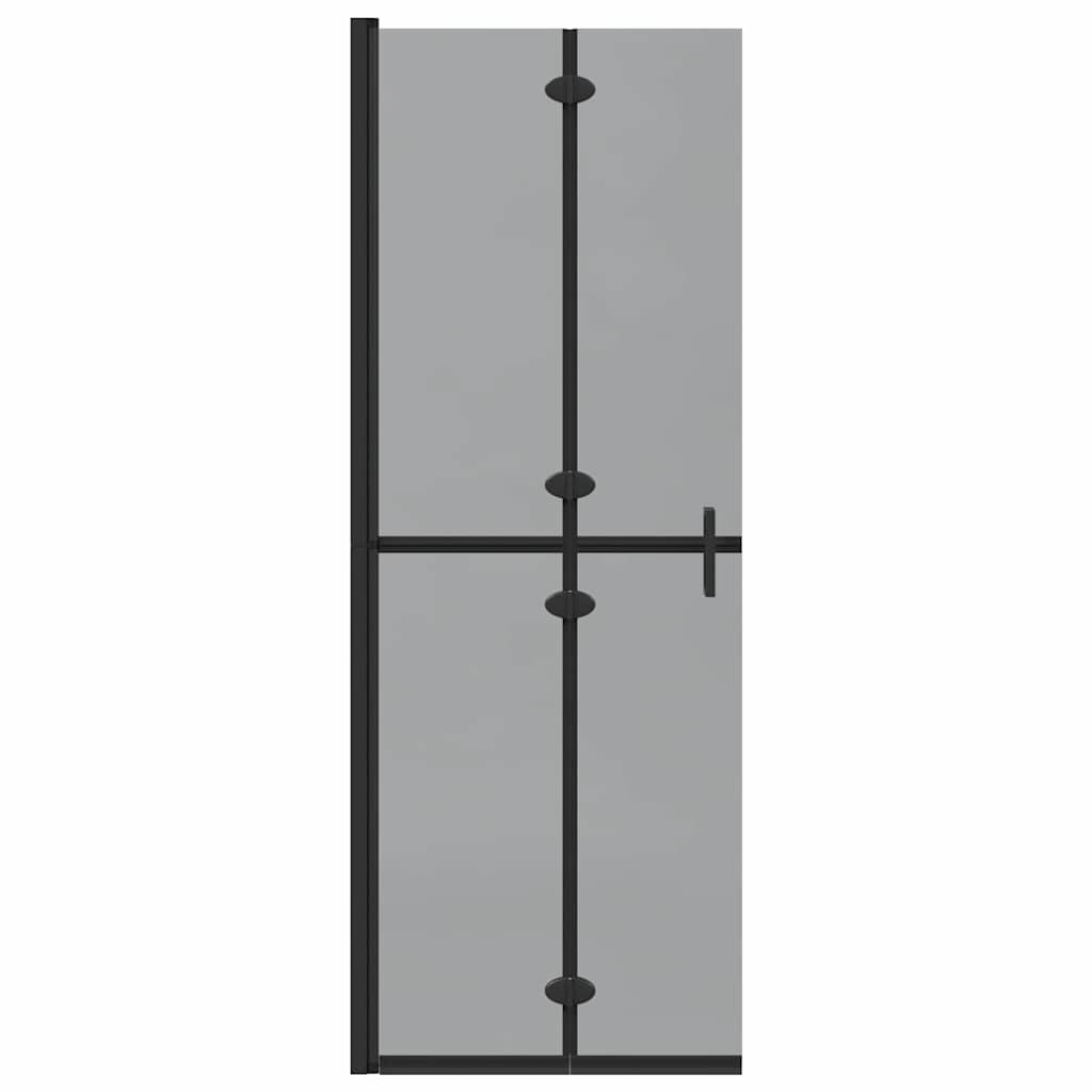 Parete doccia Walk-in Nero e trasparente scuro 70 x 190 cm 42017963