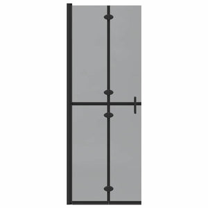 Parete doccia Walk-in Nero e trasparente scuro 70 x 190 cm 42017963