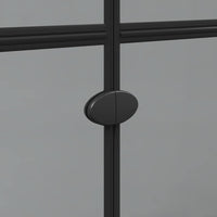 Parete doccia Walk-in Nero e trasparente scuro 110 x 190 cm 42017967