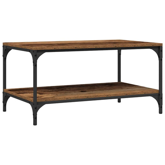 Tavolino da Salotto-Tavolino da soggiorno-Tavolo Legno vecchio 80 x 50 x 40 cm 411713