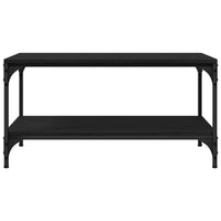 Tavolino da salotto Rovere nero 80 x 50 x 40 cm 883496