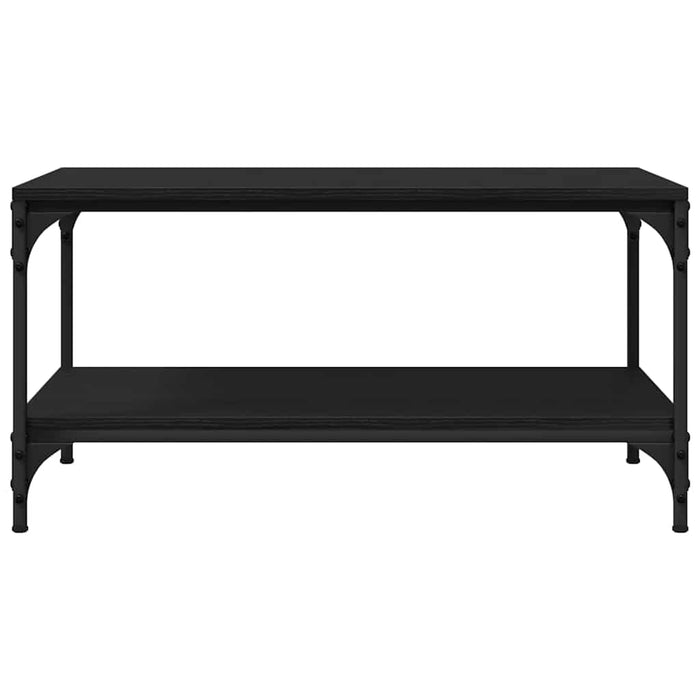 Tavolino da salotto Rovere nero 80 x 50 x 40 cm 883496