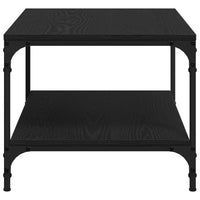 Tavolino da salotto Rovere nero 80 x 50 x 40 cm 883496