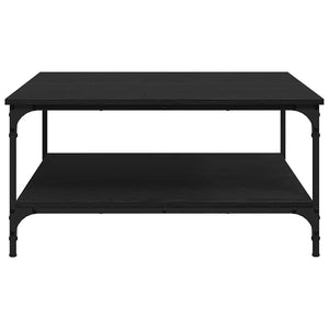 Tavolino da salotto Rovere nero 80 x 80 x 40 cm 883499