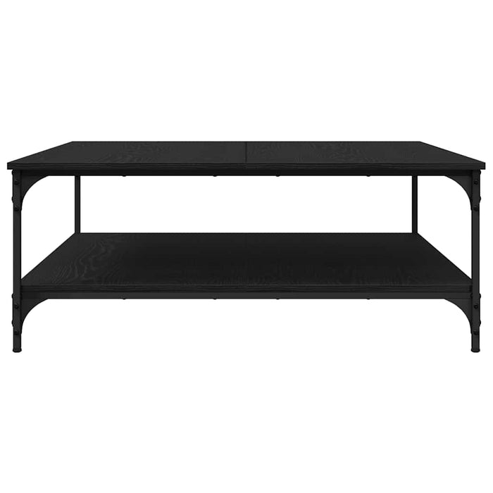 Tavolino da salotto Rovere nero 100 x 100 x 40 cm 883502