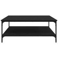 Tavolino da Salotto-Tavolino da soggiorno-Tavolo Rovere nero 100 x 100 x 40 cm 882361