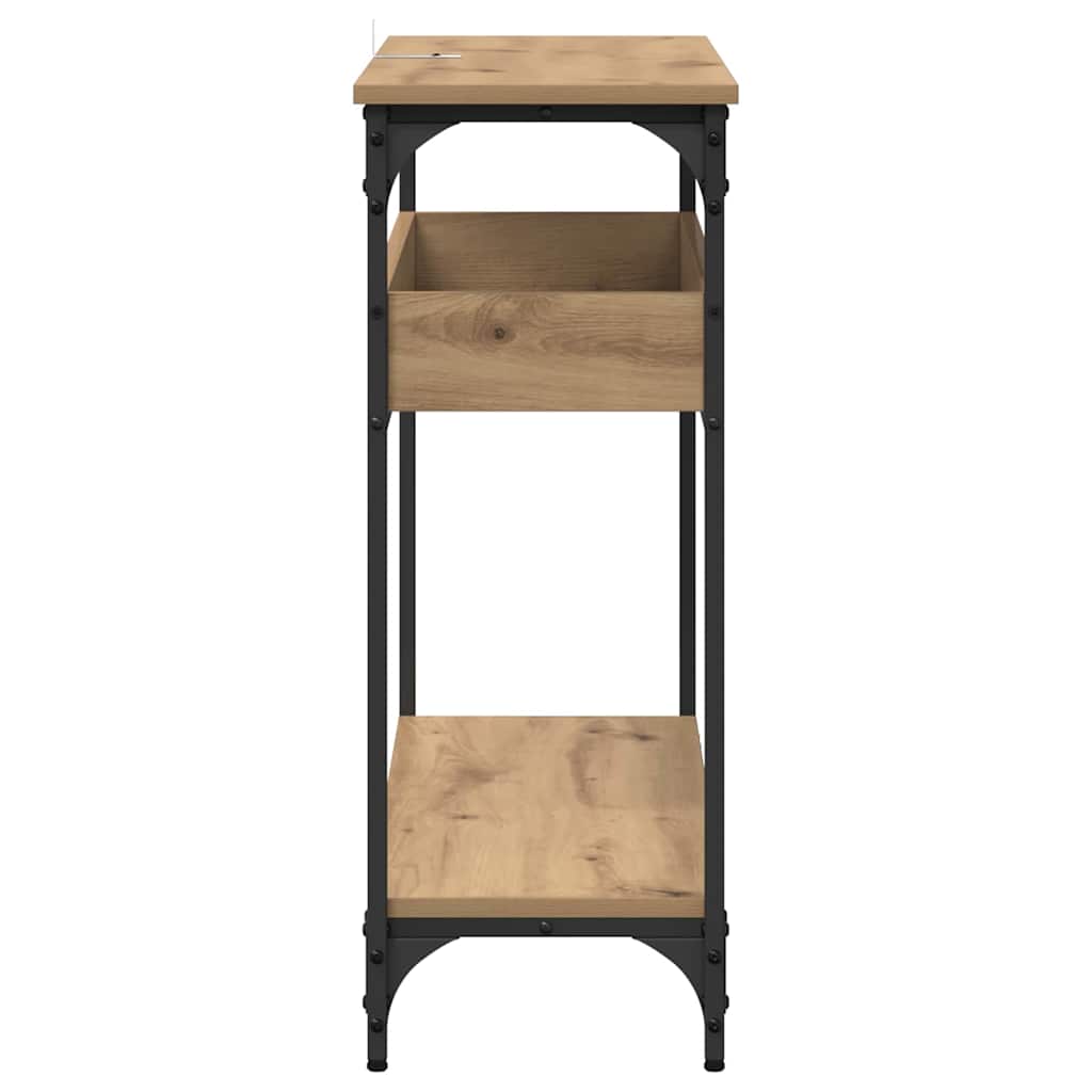 Tavolo consolle rovere artigianale 100 x 29 x 75 cm 883523