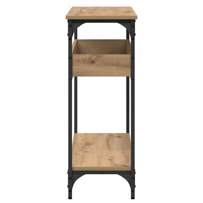 Tavolo consolle rovere artigianale 100 x 29 x 75 cm 883523