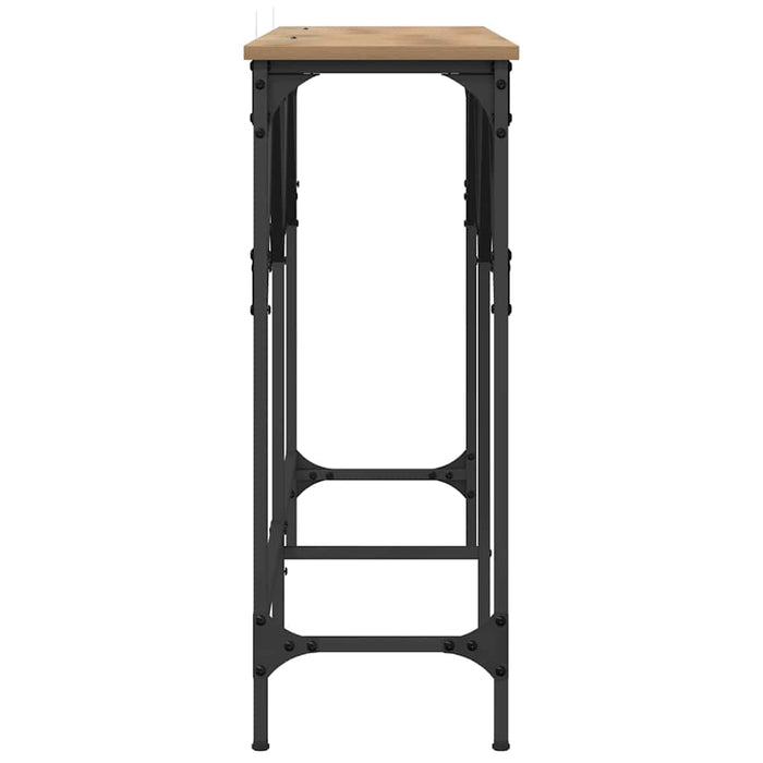 Tavolo consolle rovere artigianale 140 x 29 x 75 cm 883529