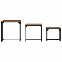 Tavolo da caffè nesting 3 pcs Legno vecchio 50.5 x 35 x 53 cm 883531