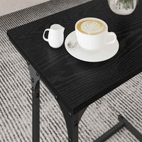 Tavolo da caffè nesting 3 pcs Rovere nero 50.5 x 35 x 53 cm 883533