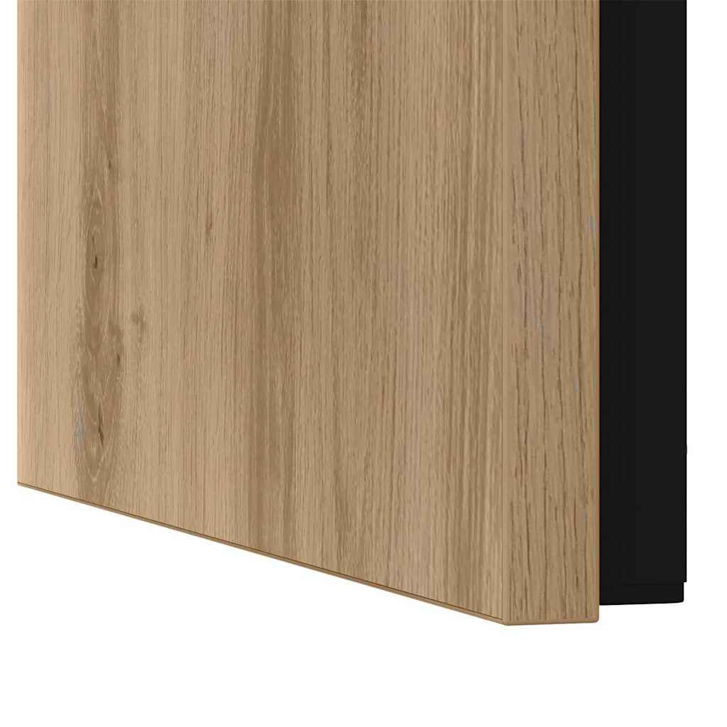 Tavolo da caffè nesting 3 pcs rovere artigianale 883535