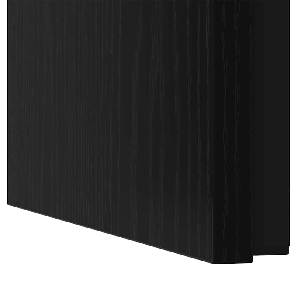 Tavolo da caffè nesting 3 pcs Rovere nero 60 x 35 x 56 cm 883536