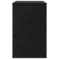 Tavolo da caffè nesting 3 pcs Rovere nero 60 x 35 x 56 cm 883536