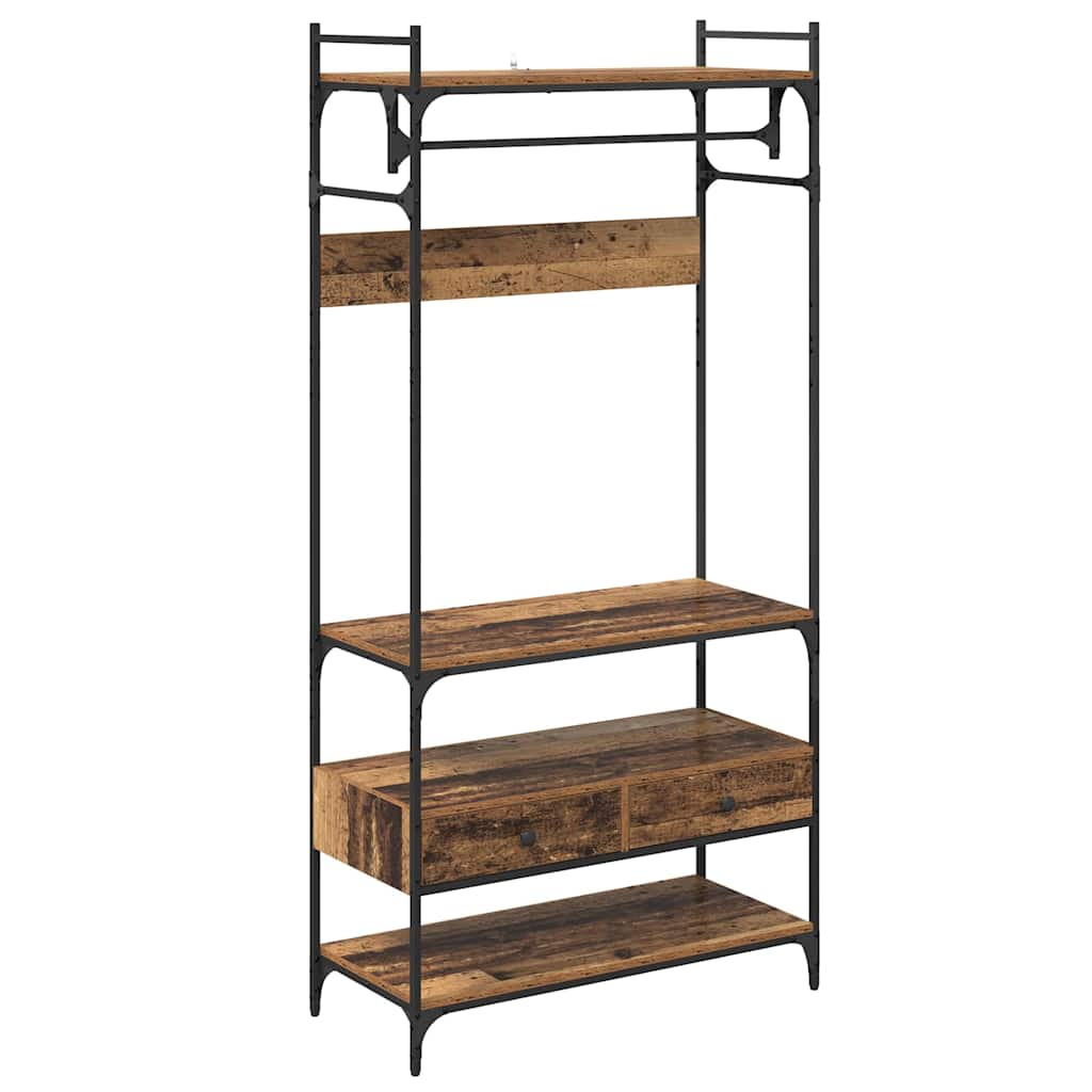 Guardaroba Legno vecchio 89 x 39 x 184.5 cm Legno multistrato 883547