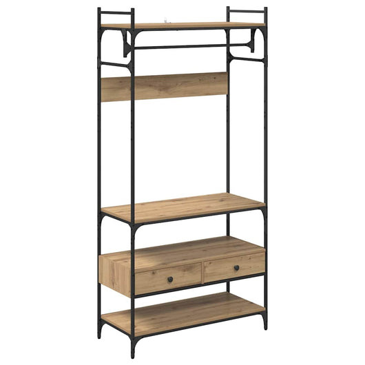 Guardaroba con cassetto rovere artigianale 89 x 39 x 184.5 cm 883548