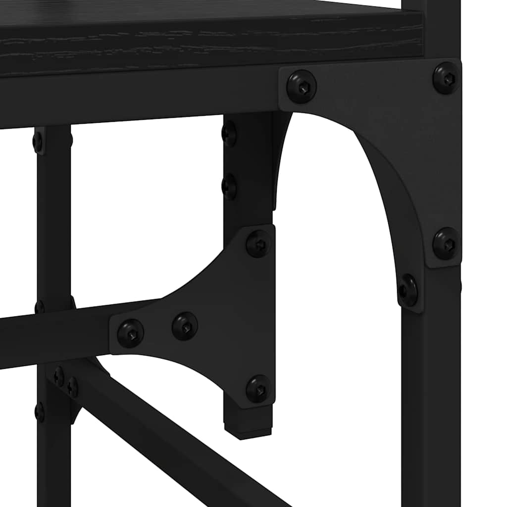 Guardaroba Rovere nero 89 x 39 x 184.5 cm Legno multistrato 883549