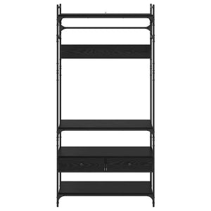 Guardaroba Rovere nero 89 x 39 x 184.5 cm Legno multistrato 883549