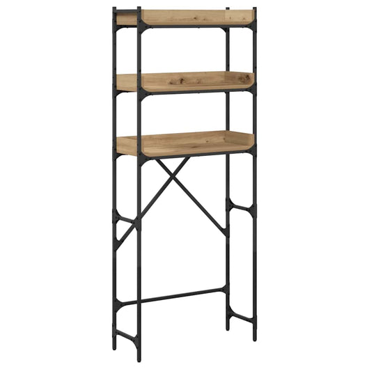 Mensola per lavatrice 67 x 25 x 163 cm Legno multistrato 883551