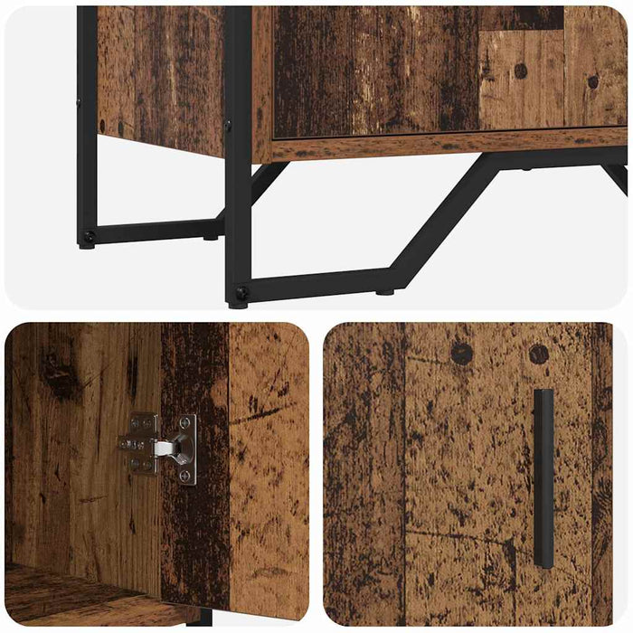 Credenza-Buffet-Armadio da cucina Legno vecchio 78 x 35 x 74.5 cm