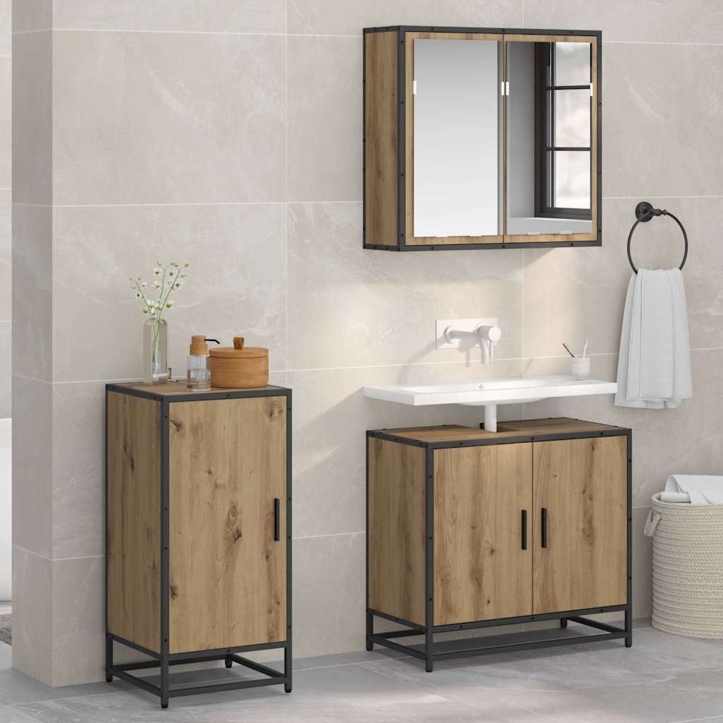 Credenza rovere artigianale 35 x 35.5 x 76 cm Legno multistrato 883579