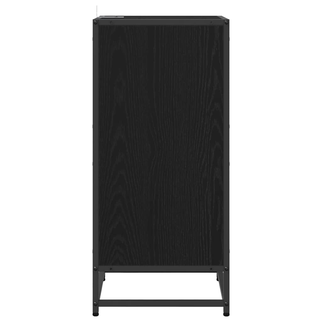 Credenza Rovere nero 35 x 35.5 x 76 cm Legno multistrato 883580