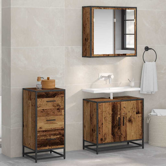 Credenza-Buffet-Armadio da cucina Legno vecchio 35.5 x 35 x 76 cm