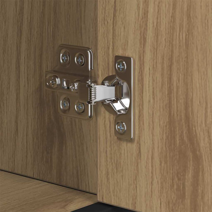 Mobile da Bagno con porta rovere artigianale 35 x 37.5 x 100 cm 883592